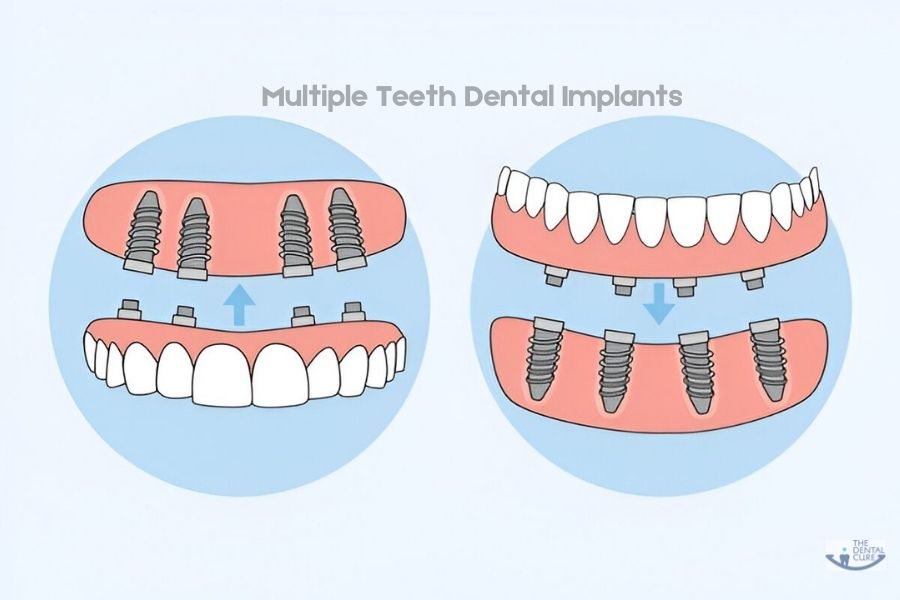 Multiple Teeth Dental Implants in Gurgaon